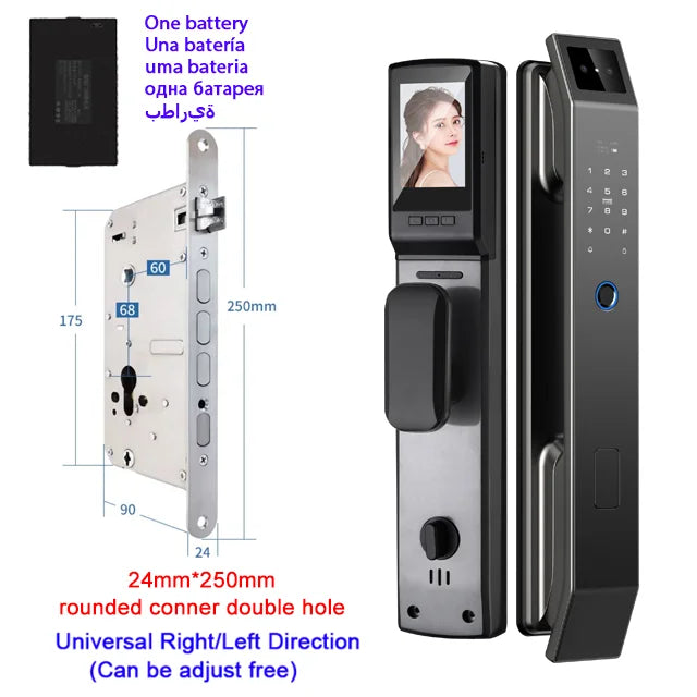 3D Face Recognition Smart Door Lock with Camera
