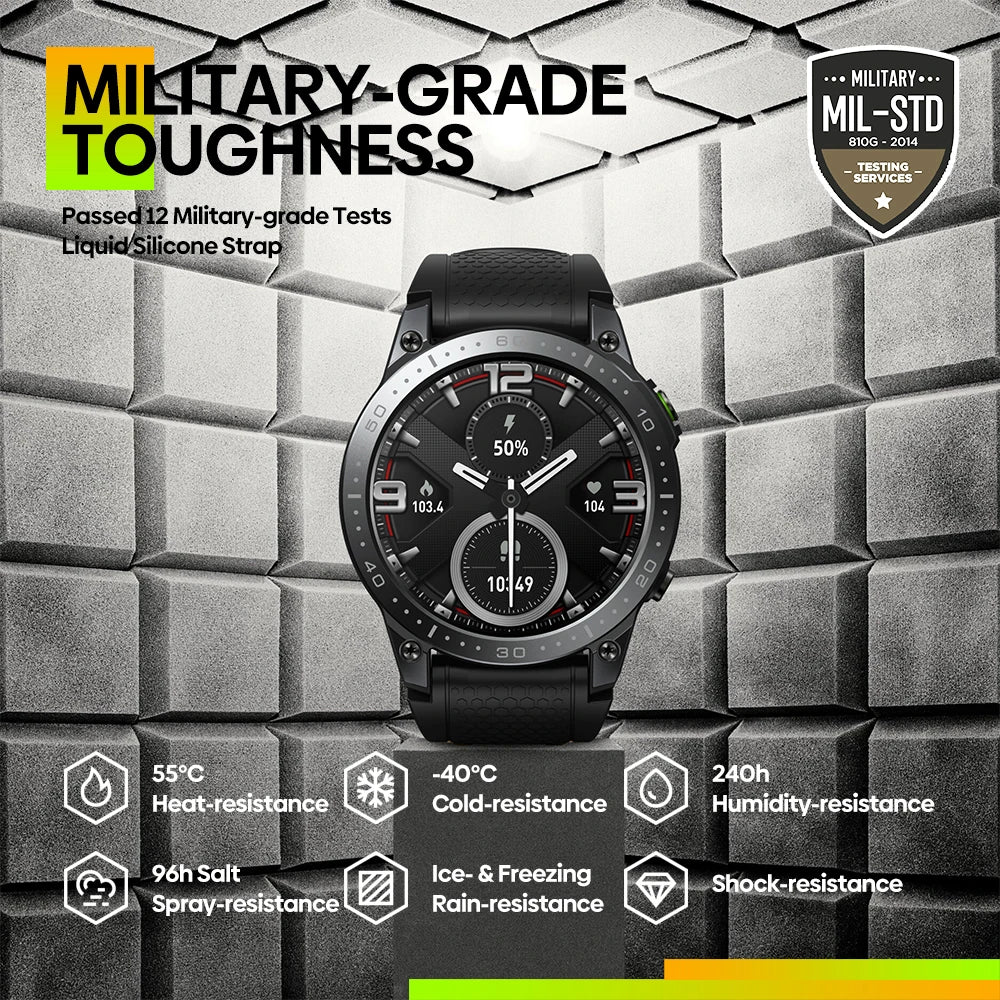 Zeblaze Ares 3 Pro Smartwatch with AMOLED Display & Voice Calling