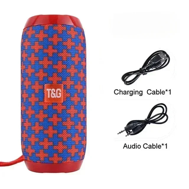 Portable Wireless Bluetooth Speaker with Subwoofer & FM Radio