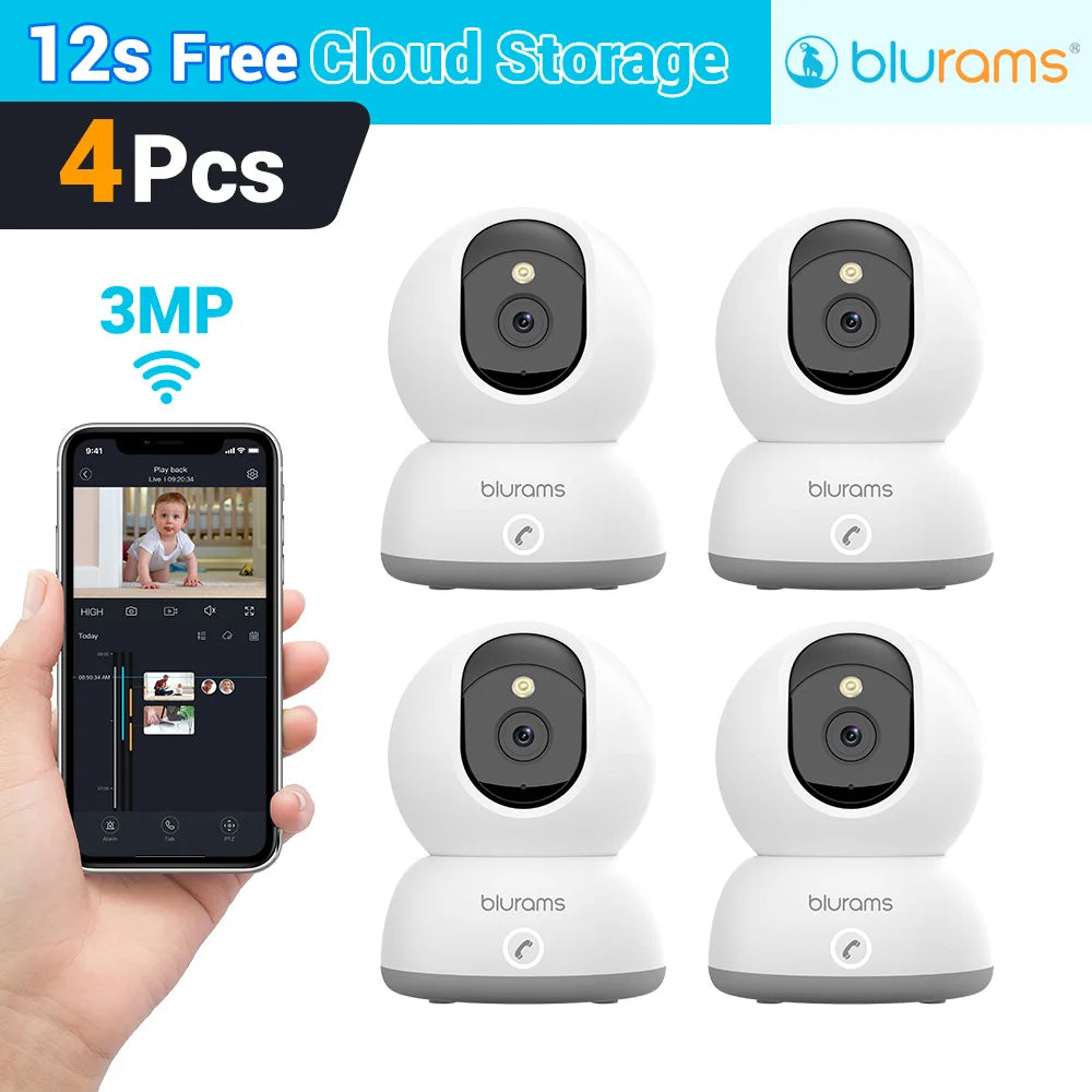 Blurams 2K HD Baby Monitor & Home Security Camera