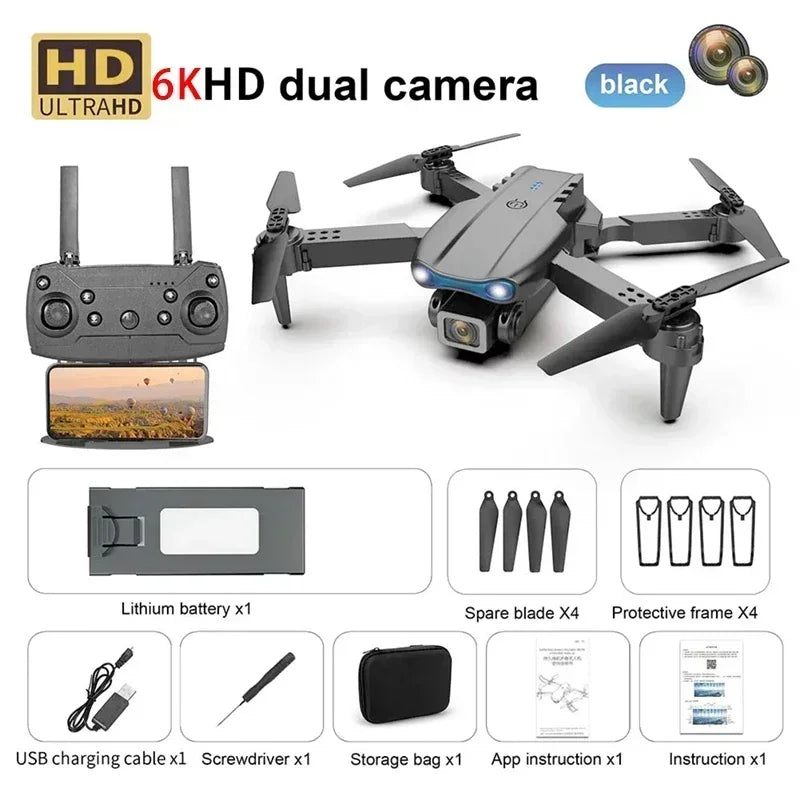 E99 8K HD Camera Foldable Drone with Optical Flow