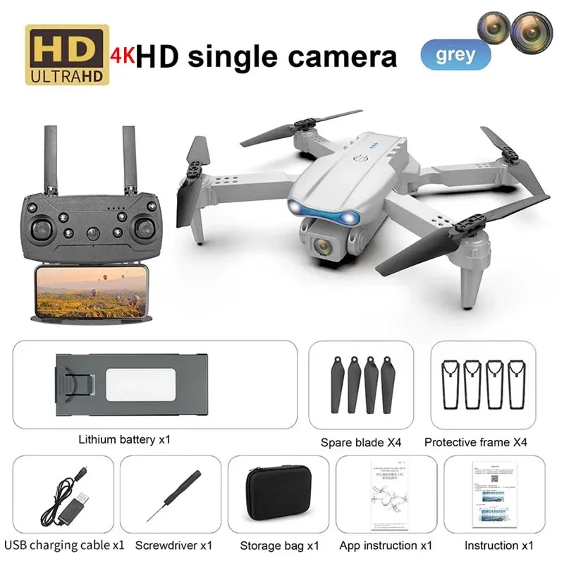 E99 Pro GPS Drone 8K Camera with FPV & Obstacle Avoidance